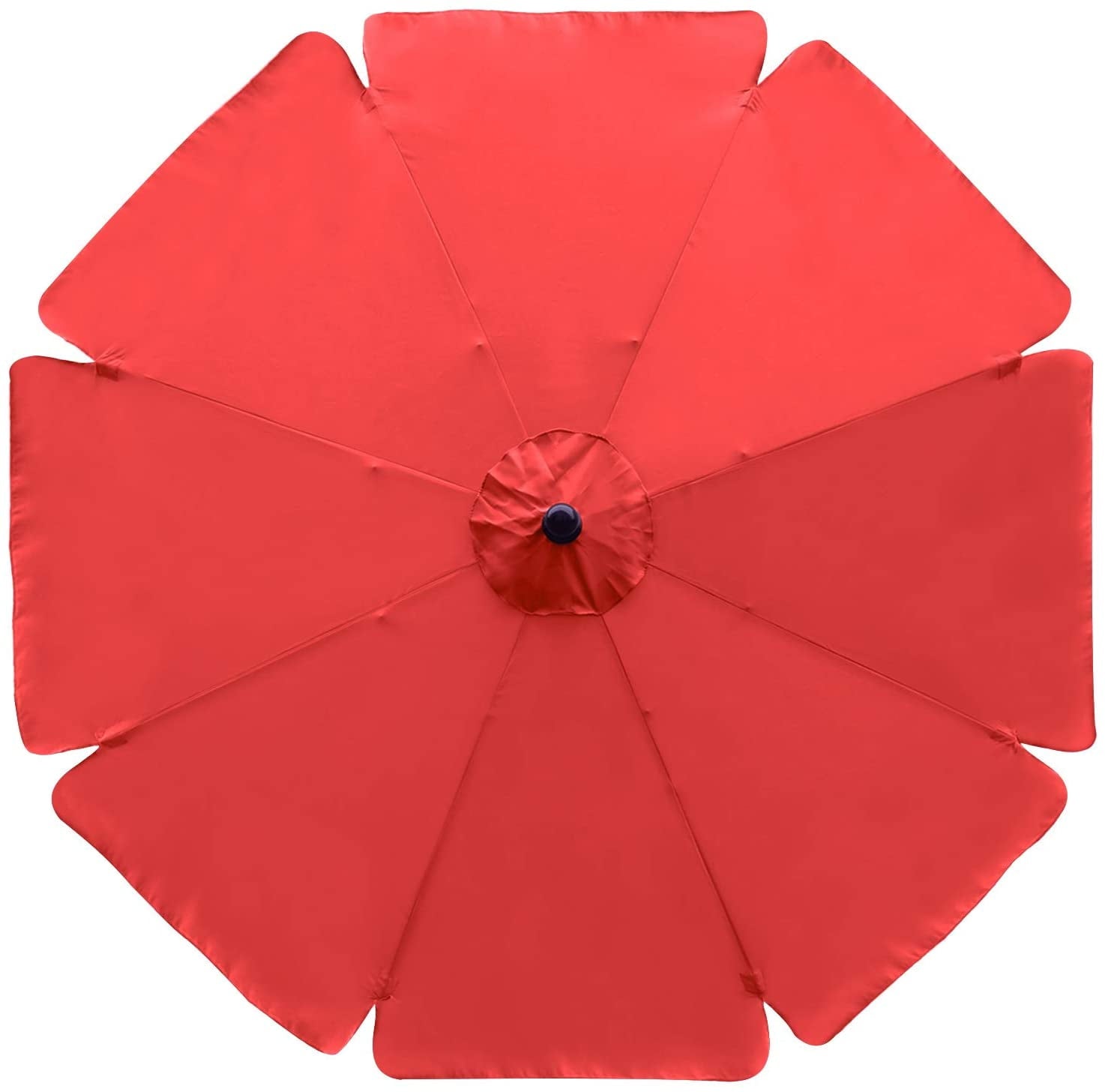 ABCCANOPY 10ft Outdoor Market Patio Umbrella with Push Button Tilt,13+Colors, Red