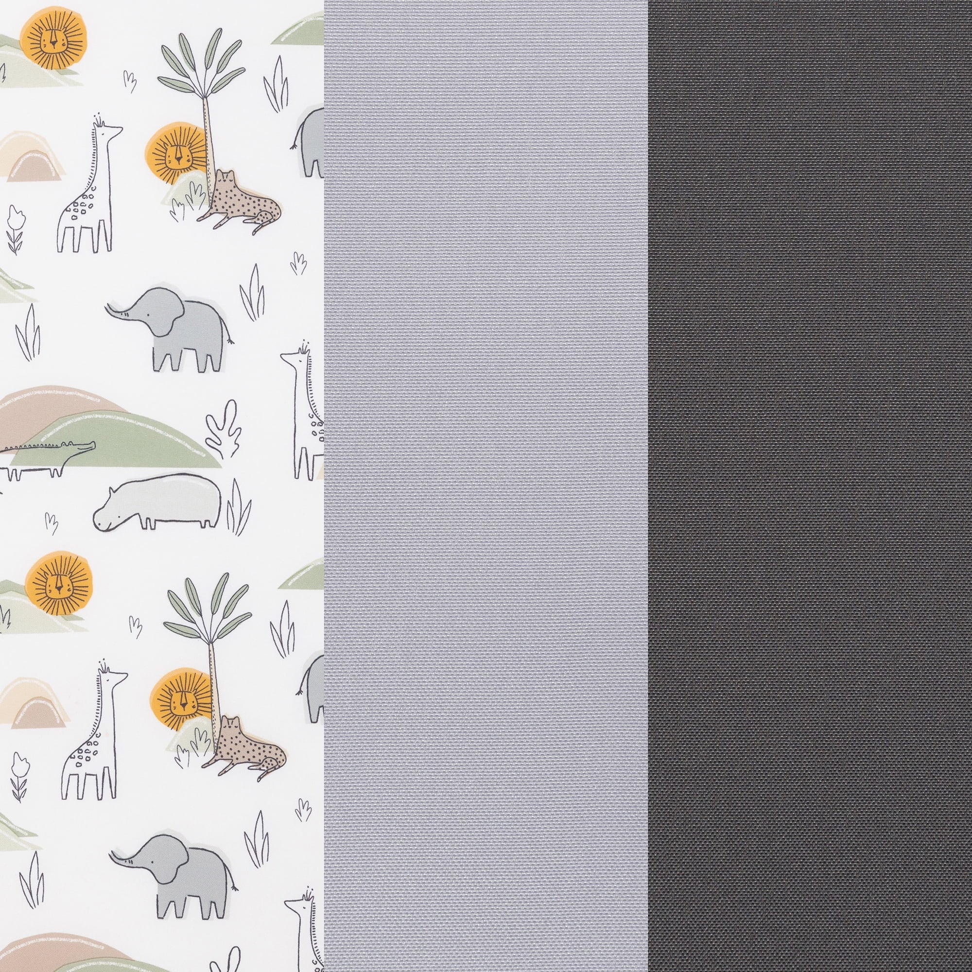 Baby Trend Nursery Center Playard - Animal Jubilee, Grey, Infant