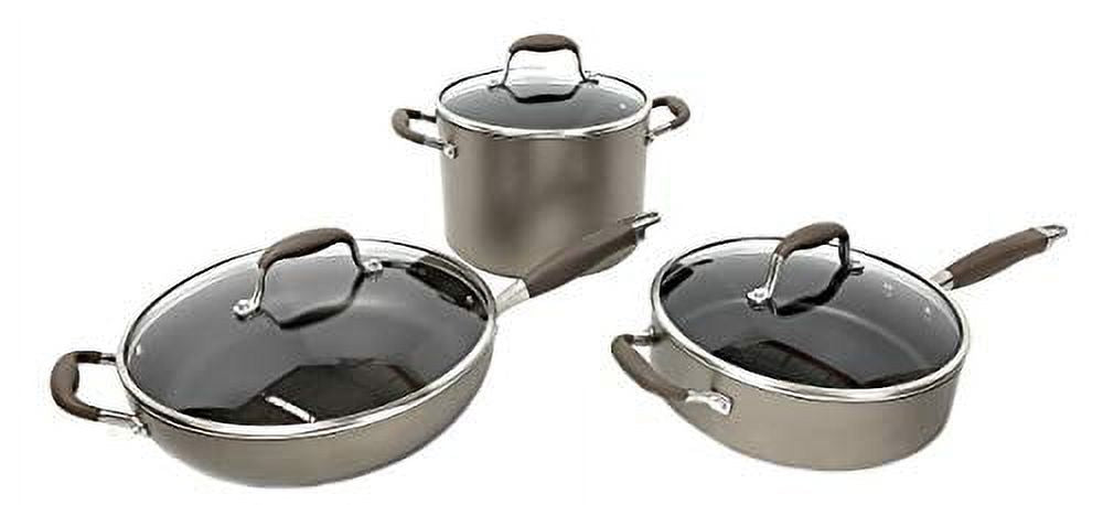 Anolon Advanced Home 11 Piece Nonstick Pots and Pans Set, Bronze
