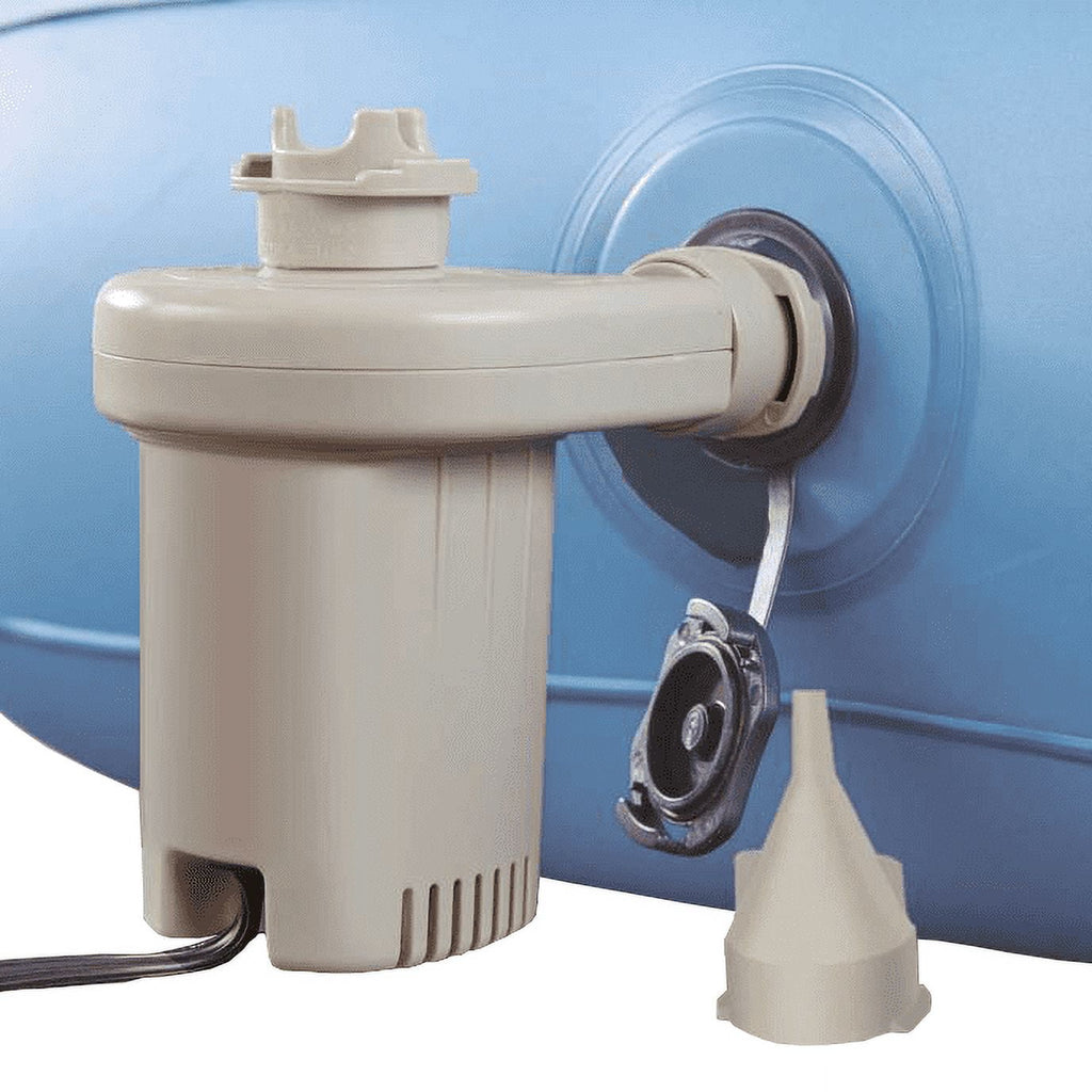 Beautyrest Hi Loft 17" Queen Air Bed Mattress, Raised Inflatable Blow-Up Bed, Powerful Pump, Adjustable Firmness