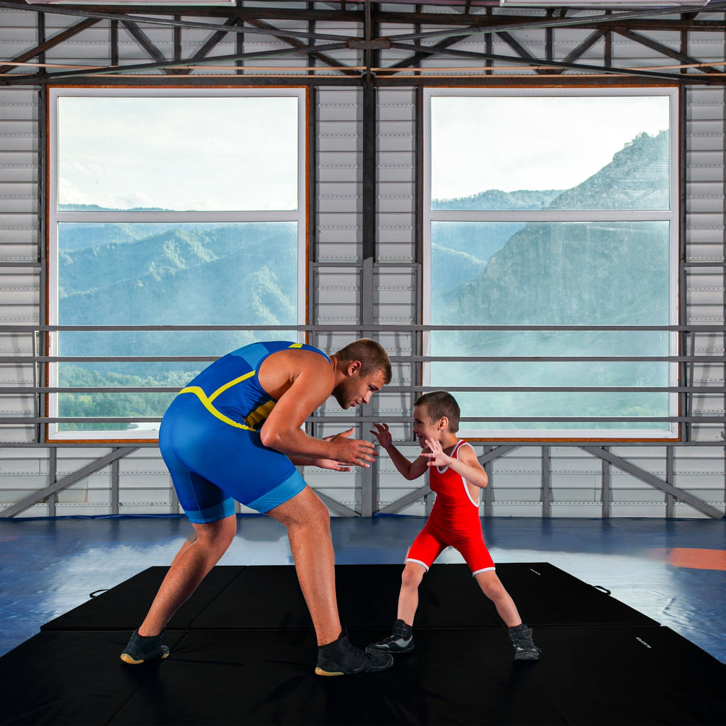 BalanceFrom Fitness 4' x 10' x 2" All Purpose Gymnastic Folding Gym Exercise Aerobics Mat