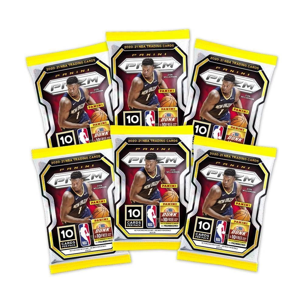2021 Panini NBA Prizm Basketball Trading Card Mega Box - Red Ice Exclusives