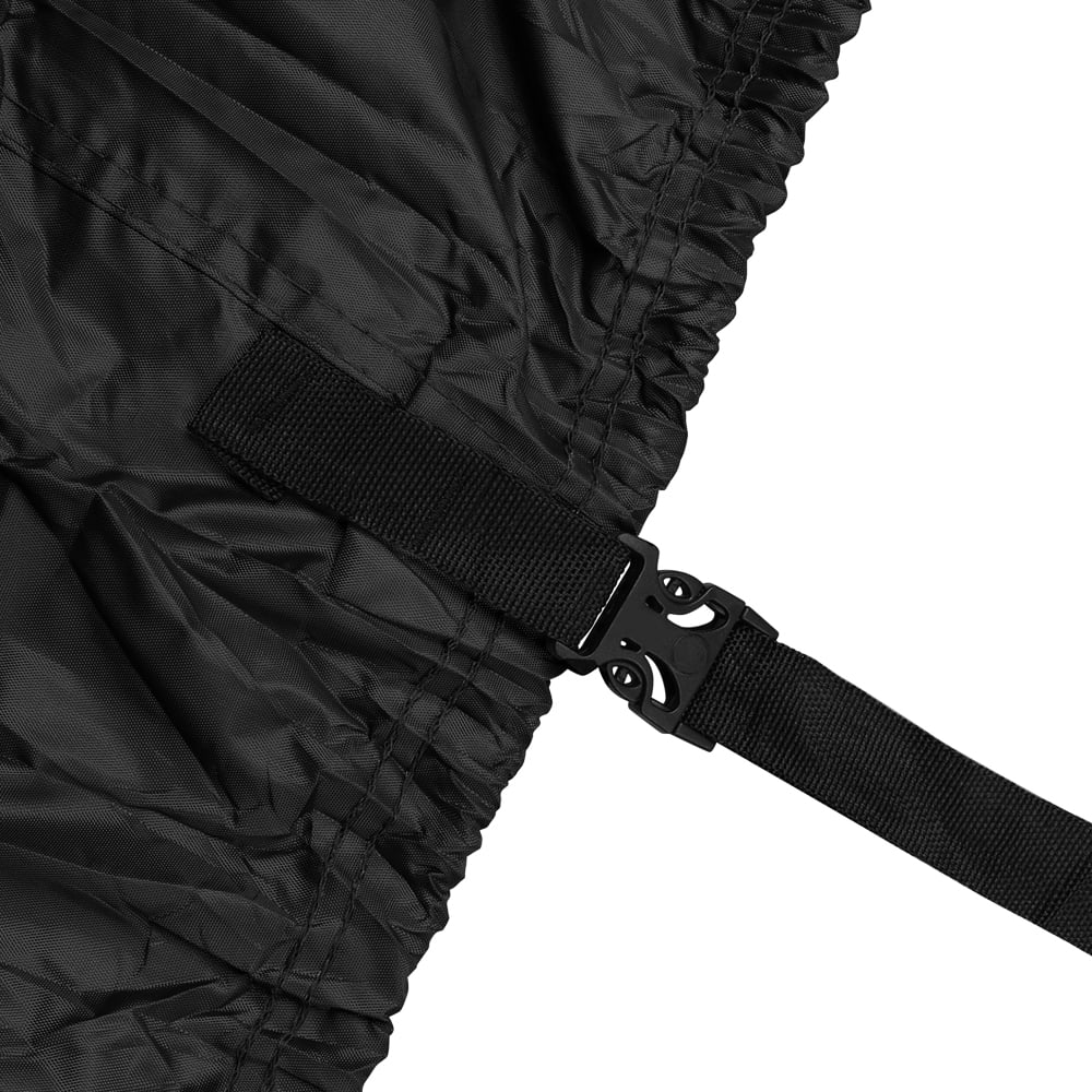 17-24Ft 210D Anti-UV Waterproof Pontoon Fabric Boat Cover Trailerable Fish Ski Blue And Black