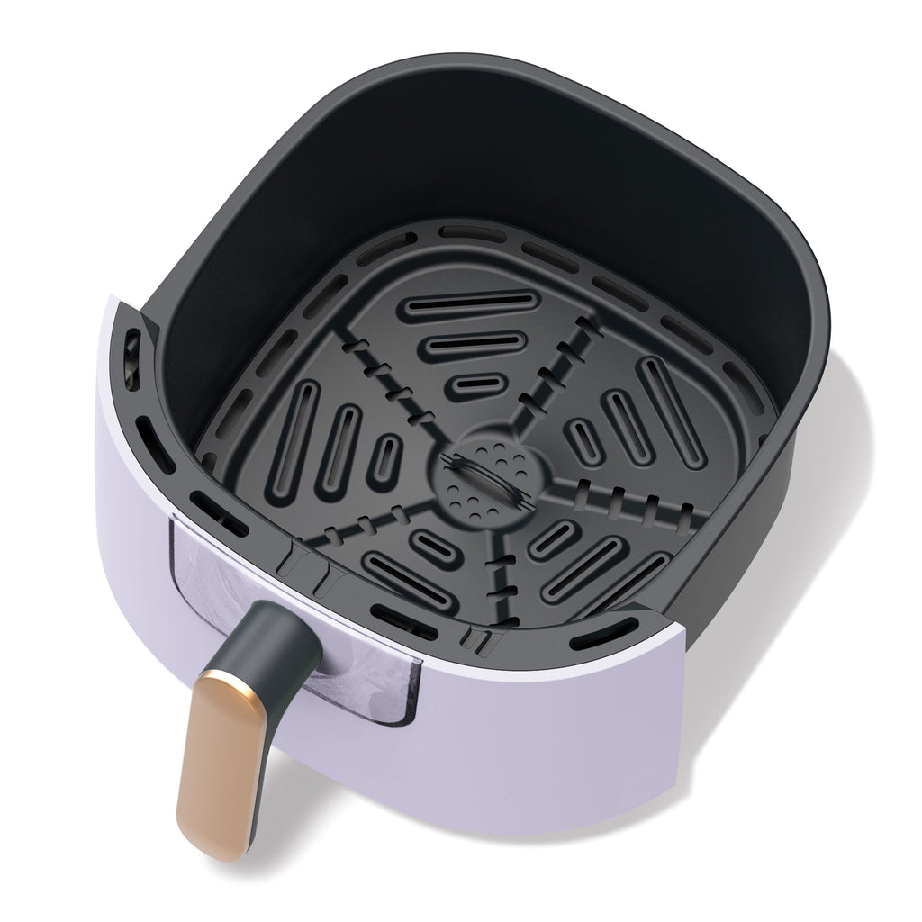 Beautiful 6 Qt Air Fryer with TurboCrisp Technology and Touch-Activated Display, White Icing by Drew Barrymore