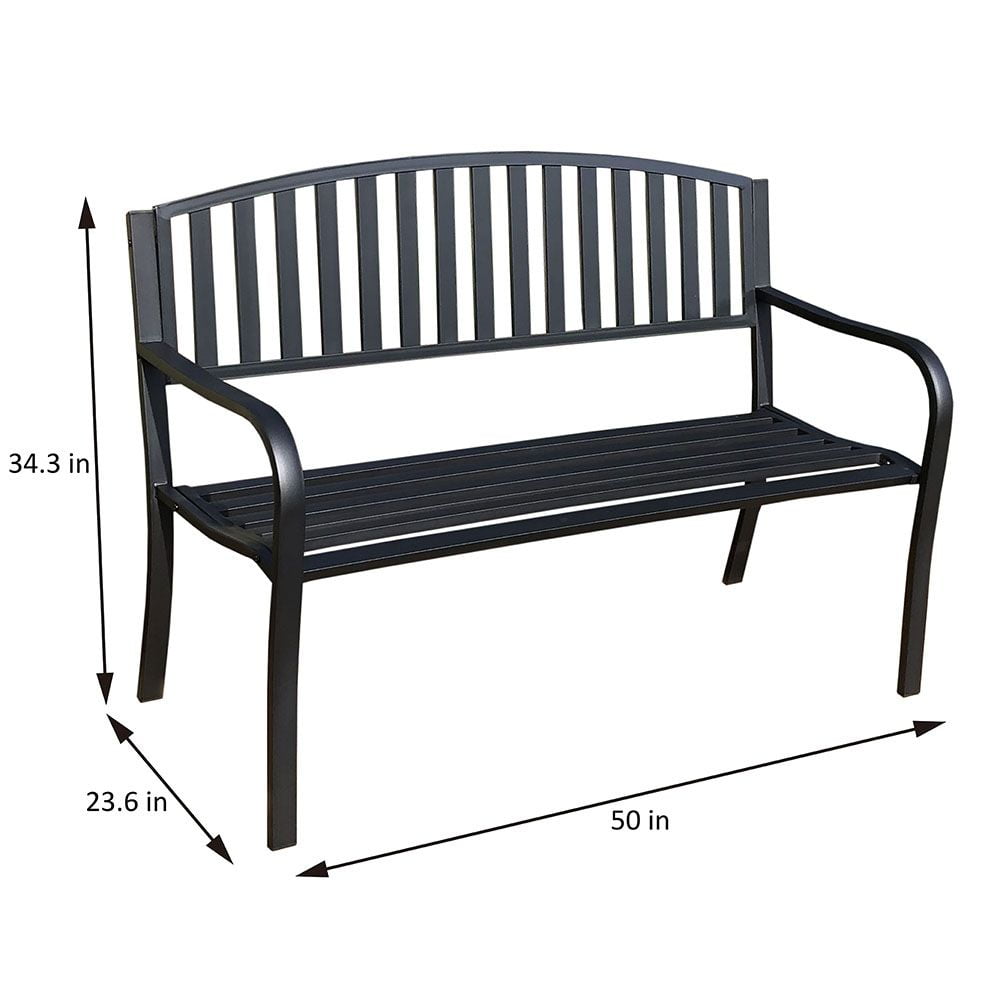 ABBLE STEEL GARDEN BENCH