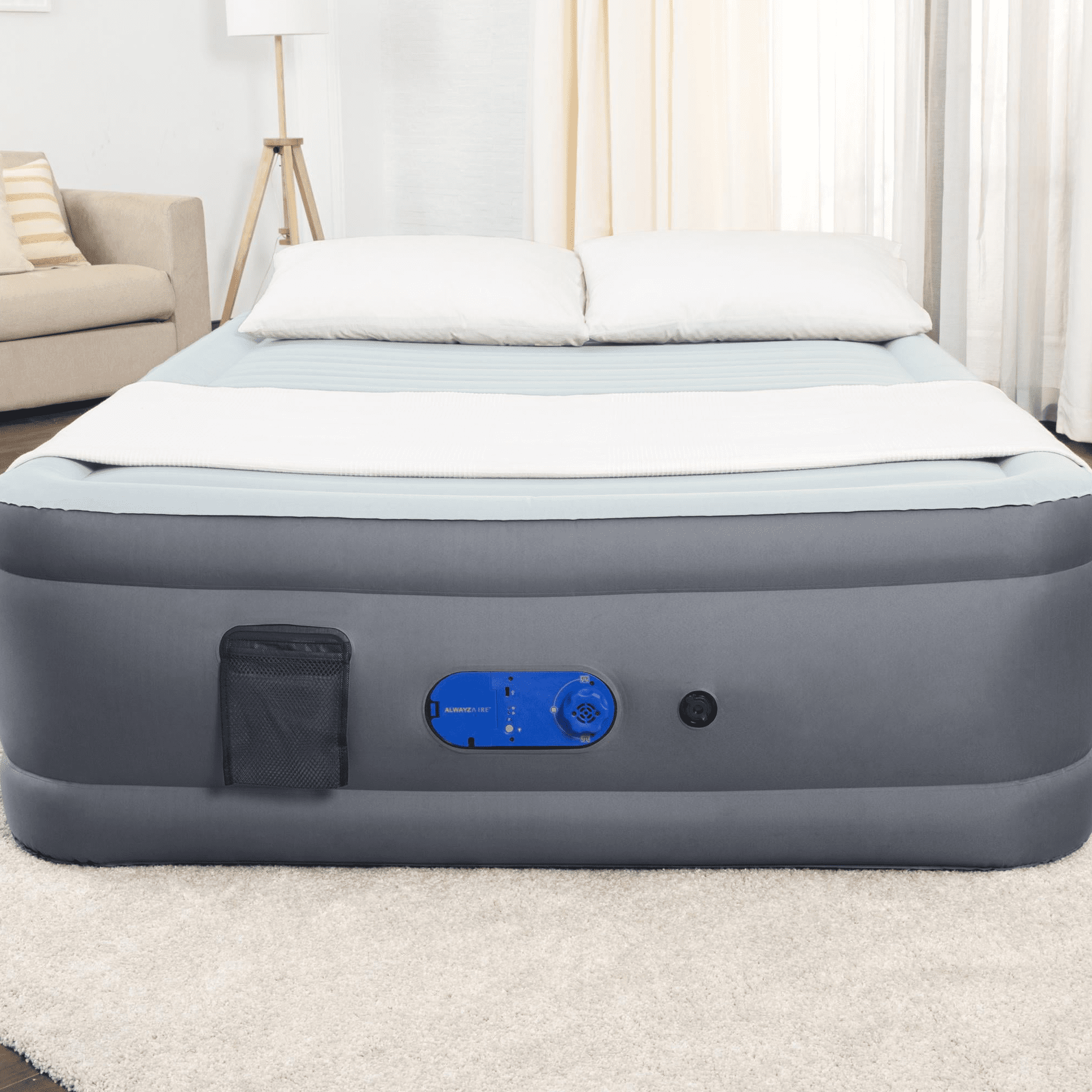 AlwayzAire 20" Queen Air Mattress with Built-in Pump