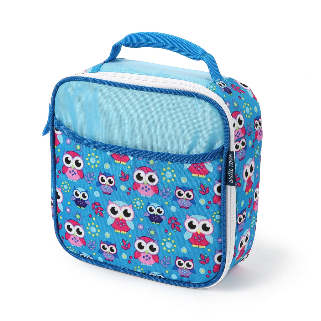 Arctic Zone Upright Reusable Lunch Box Combo with Accessories, Unicorn