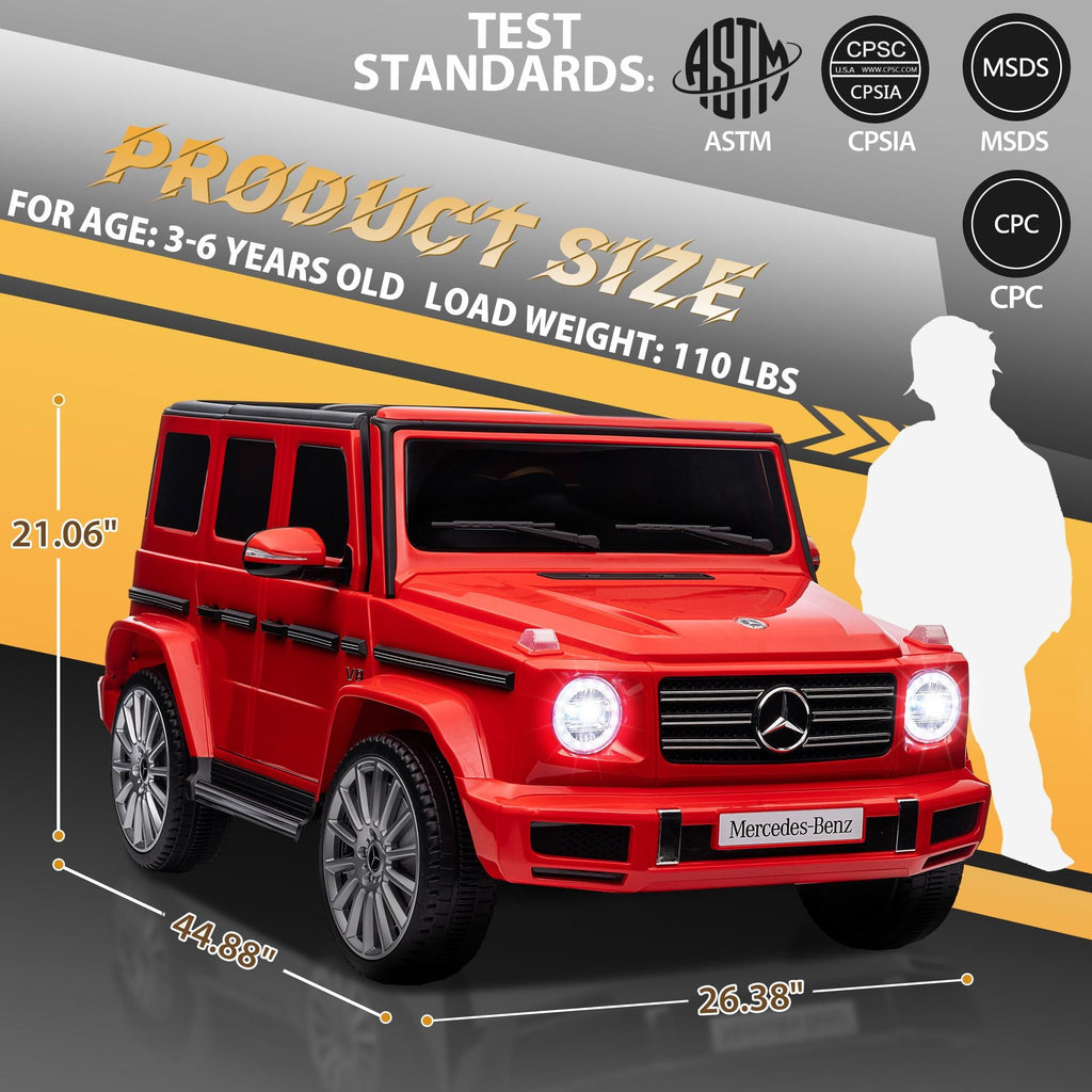 24V Ride on Car with Remote Control for Kids Mercedes Benz Ride on Car Toy for Boys and Girls 3-6 Years Old, Electric Vehicle, Bluetooth, LED Light, White