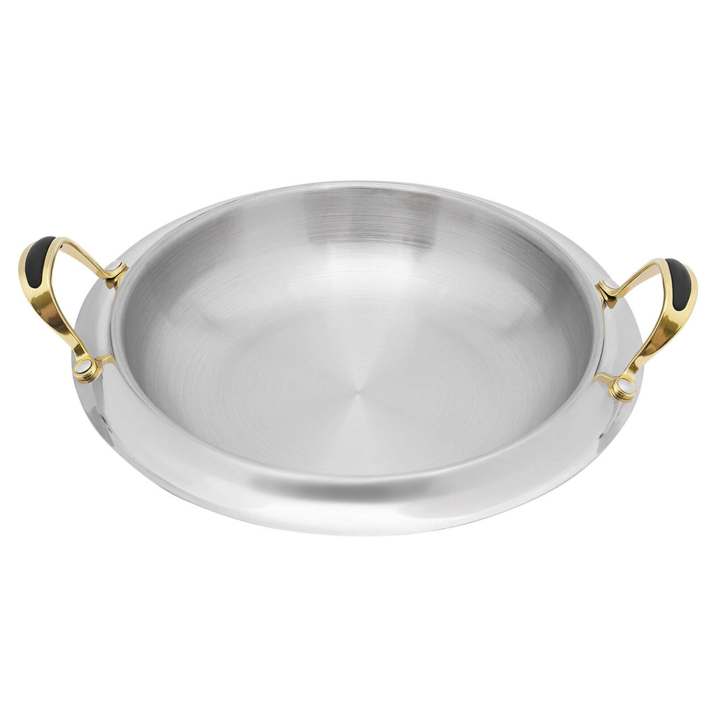 2L / 2.11qt Stainless Steel Chafing Dish Buffet Chafer Food Warmer with Fuel Holder for Family Gatherings, Dormitories, Banquets