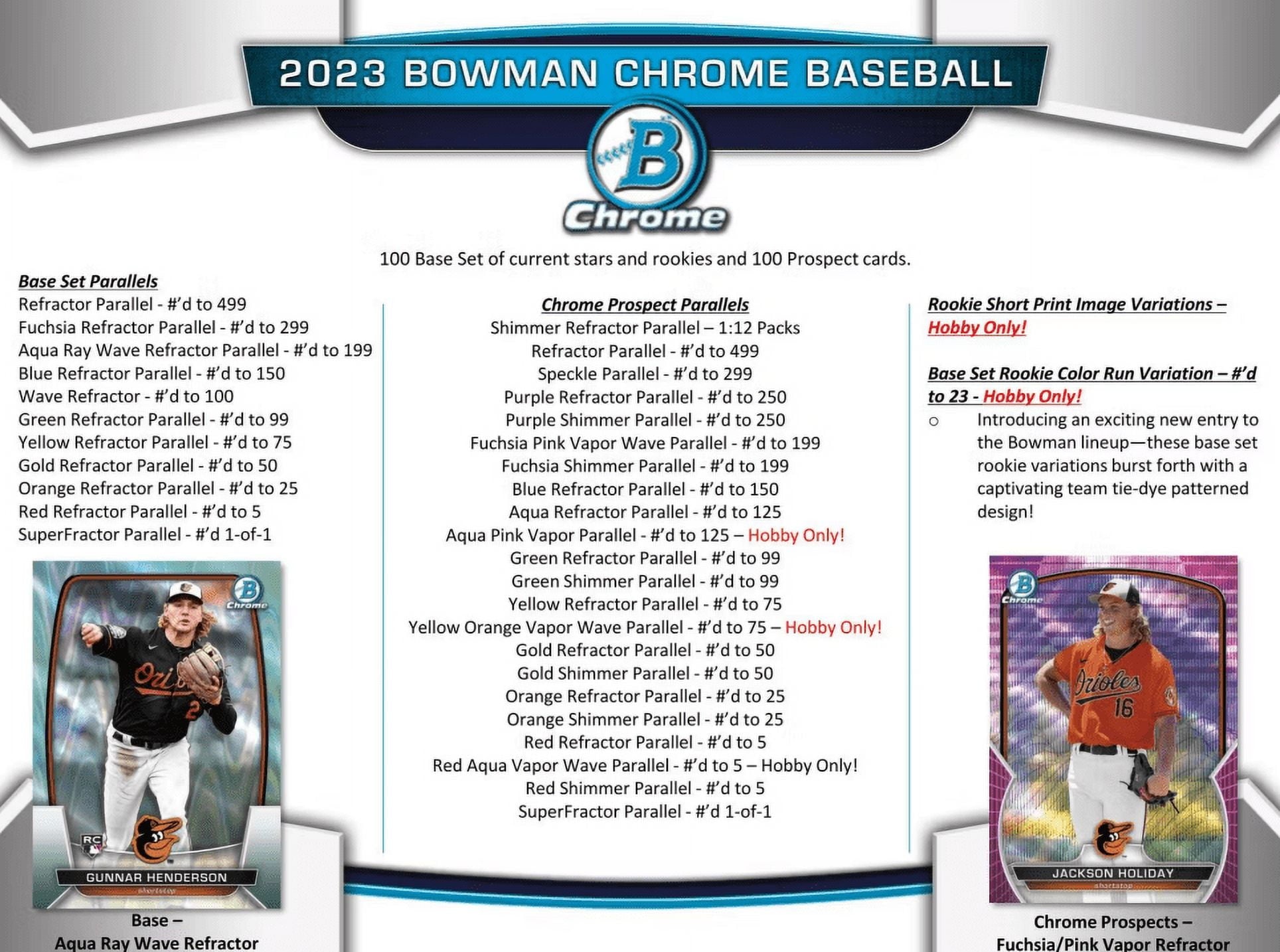 2023 Bowman Chrome Baseball Hobby Box